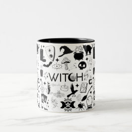 Taza Bicolor Witch Coffee Mug