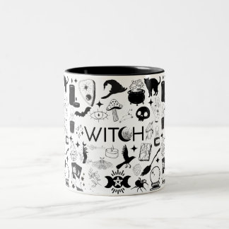 Taza Bicolor Witch Coffee Mug