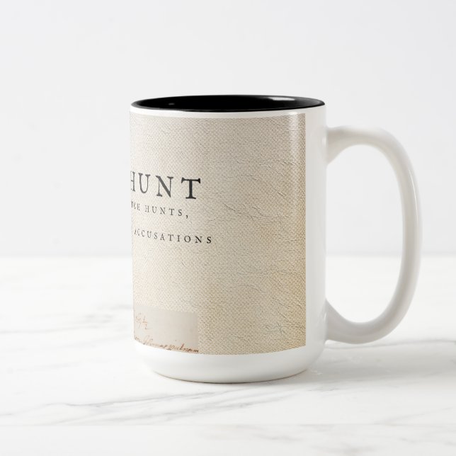 Taza Bicolor Witch Hunt Podcast Mug (Derecha)