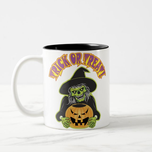 Taza Bicolor Witch Skull (Izquierda)