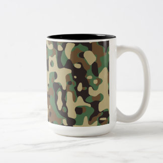 Taza Bicolor Woodland Camo
