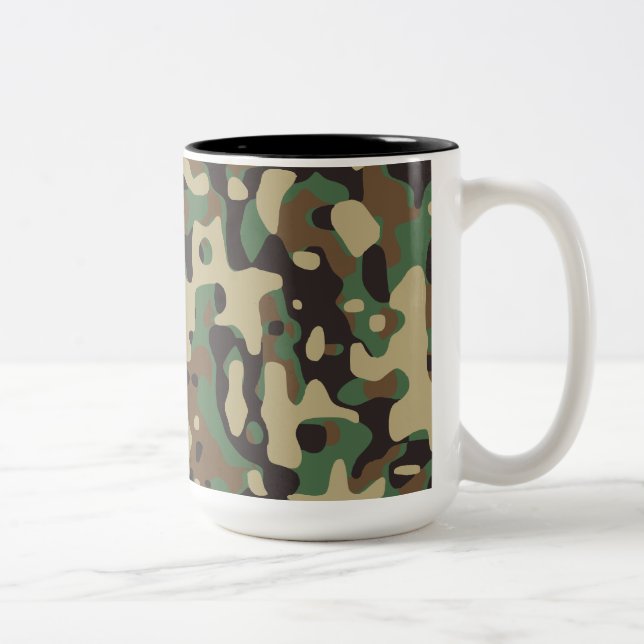 Taza Bicolor Woodland Camo (Derecha)