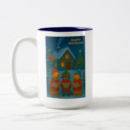 Taza Bicolor Woodland Carol Choir
