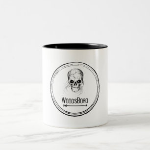 Taza Bicolor Woodsboro Vintage cara de espanto Halloween