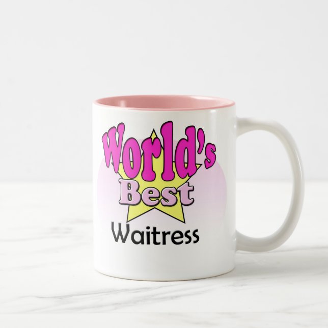 Taza Bicolor World's Best Waitress (Derecha)