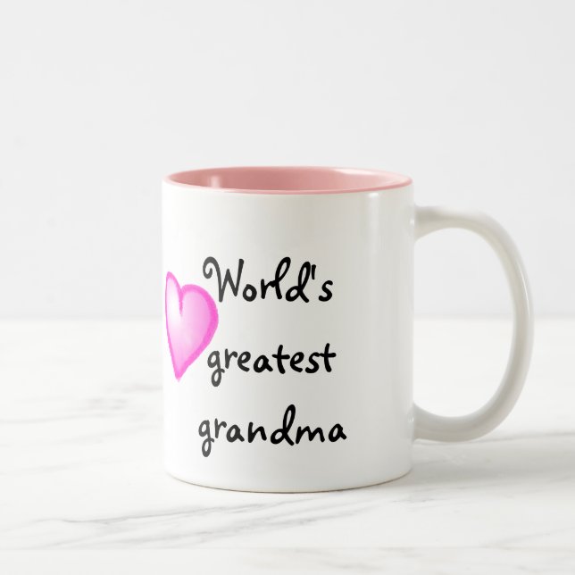 Taza Bicolor World's greatest grandma mok (Derecha)