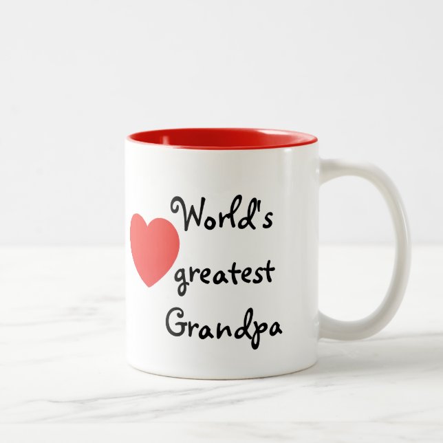 Taza Bicolor World's greatest Grandpa (Derecha)