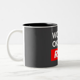 Taza Bicolor Worlds okayest Rey