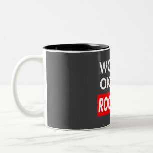 Taza Bicolor Worlds okayest Rockwell