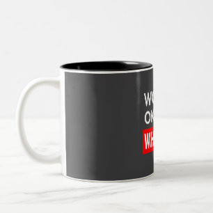 Taza Bicolor Worlds okayest Wharton