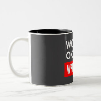 Taza Bicolor Worlds okayest Whitfield