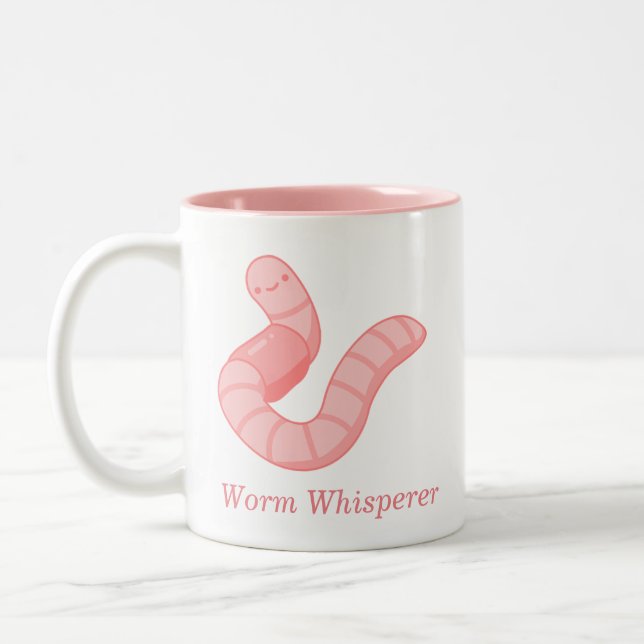 Taza Bicolor Worm Whisperer Coffee Mug (Izquierda)