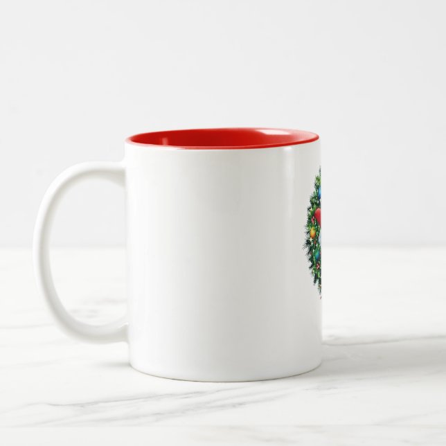 Taza Bicolor Wreath Coffee Mugs (Izquierda)