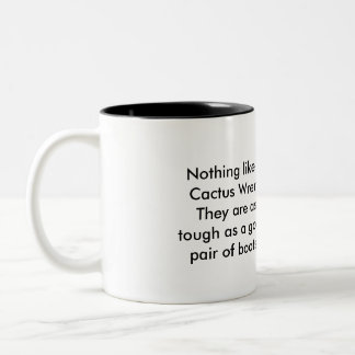 Taza Bicolor Wren de cactus