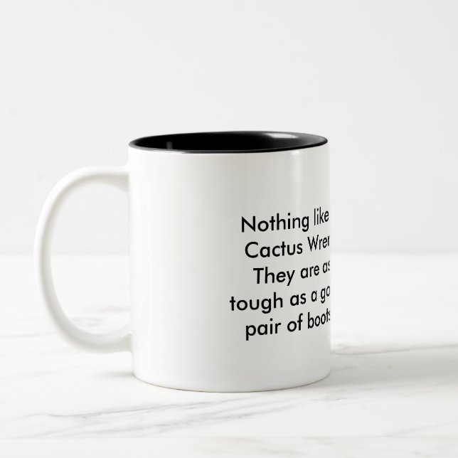 Taza Bicolor Wren de cactus (Izquierda)