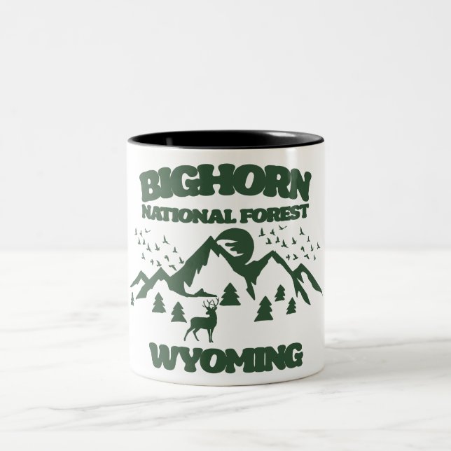 Taza Bicolor Wyoming, Bosque Nacional Bighorn (Centro)