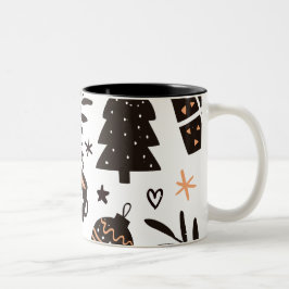 Taza Bicolor xams pattrens
