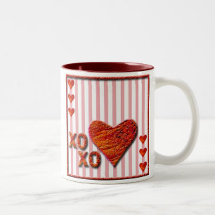 TAZA BICOLOR XOXO