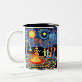 Taza Bicolor Y las brujas bailaron