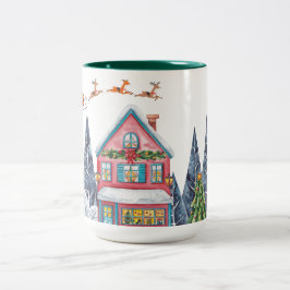 Taza Bicolor Y por toda la casa Mug