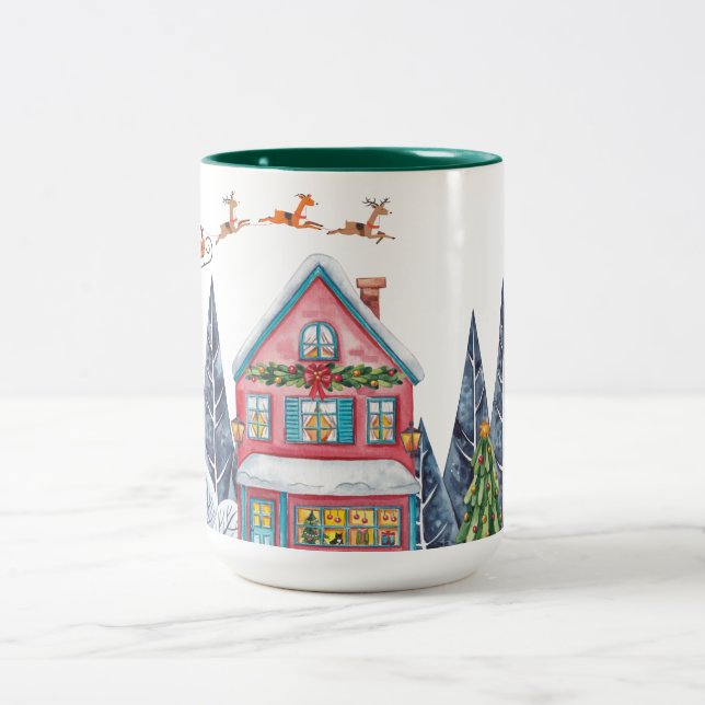 Taza Bicolor Y por toda la casa Mug (Centro)