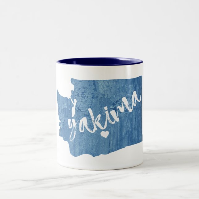 Taza Bicolor Yakima Washington Wood Grain (Centro)