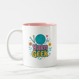 Taza Bicolor Yarn Geek 