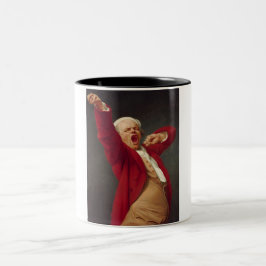Taza Bicolor Yawning Man (autorretrato) (de Joseph Ducreux)