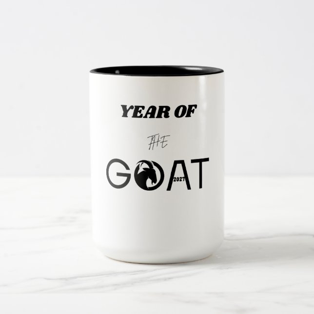 Taza Bicolor Year of the Goat 2027 (Centro)