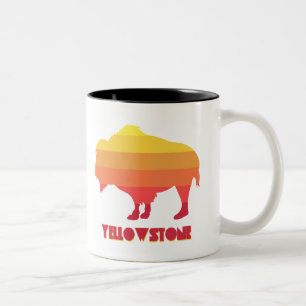 Taza Bicolor Yellowstone Bison