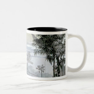 Taza Bicolor Yéndose para un paseo, ilustracion