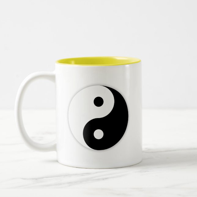 Taza Bicolor Yin y Yang (Izquierda)