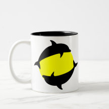 yin yand lindo delfines al sol