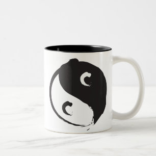 Taza Bicolor Yin Yang