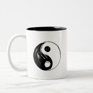 Taza Bicolor Ying Yang - Edición Negra