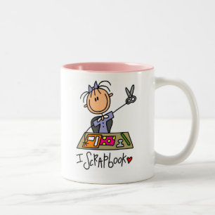 Taza Bicolor Yo álbum de recortes