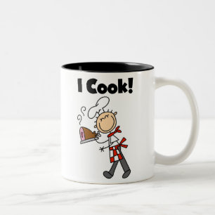 Taza Bicolor Yo cocino - Chef masculino