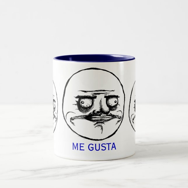 TAZA BICOLOR YO GUSTA (Centro)