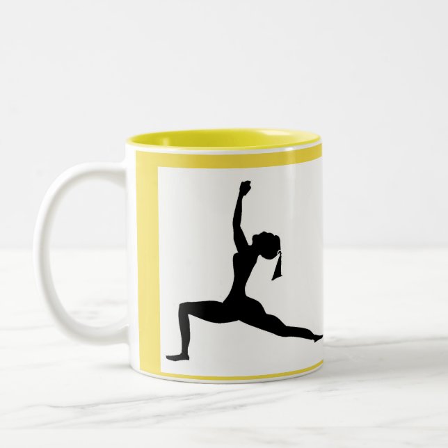 Taza Bicolor Yoga elegante (Izquierda)
