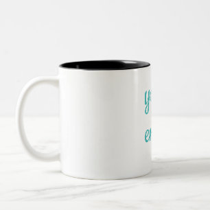 Taza Bicolor Yoga Lover Hacer Yoga Y Disfrutar De La Vida