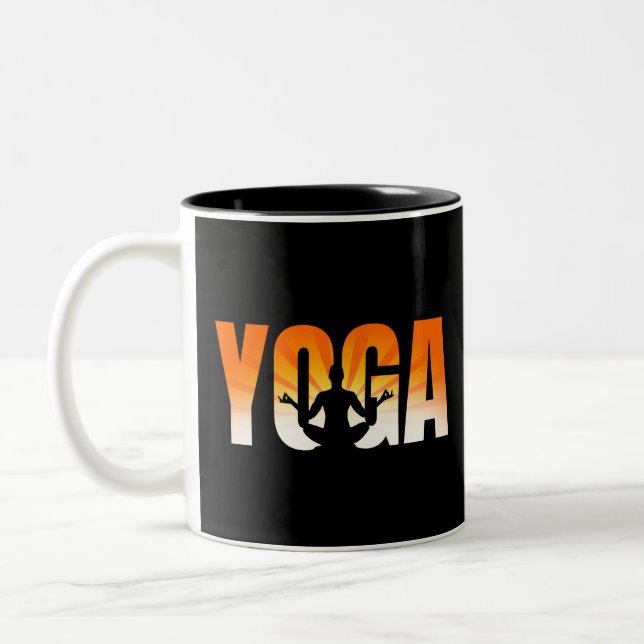 Taza Bicolor Yoga Sunshine (Izquierda)