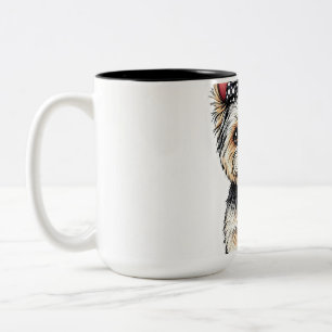 Taza Bicolor Yorkie Delight