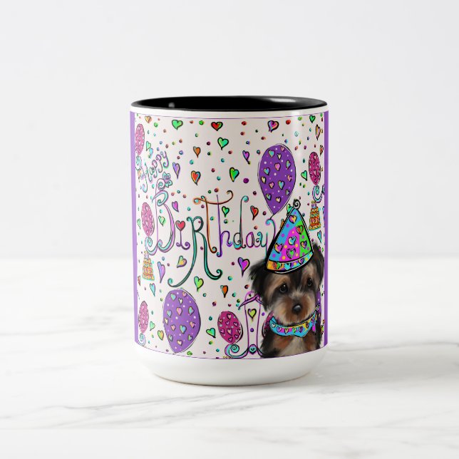 Taza Bicolor Yorkie Poo (Centro)