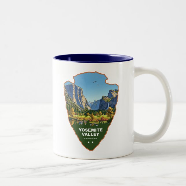 Taza Bicolor Yosemite Valley Yosemite National Park Arrowhead (Derecha)