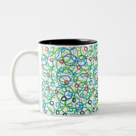 Taza Bicolor You Got Me Going in Circles Coffee Mug Coffee Cup