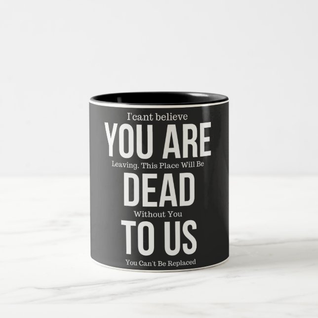 Taza Bicolor youre dead to us (Centro)