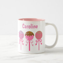 Yummy Pops rosados Mug personalizado