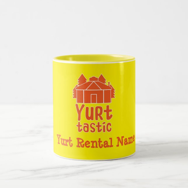 Taza Bicolor Yurt Living And Vacations Coffee Mug (Centro)