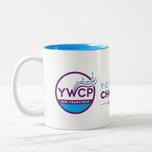 Taza Bicolor YWCP Mug (Izquierda)
