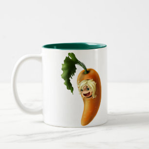 Taza Bicolor Zanahoria
